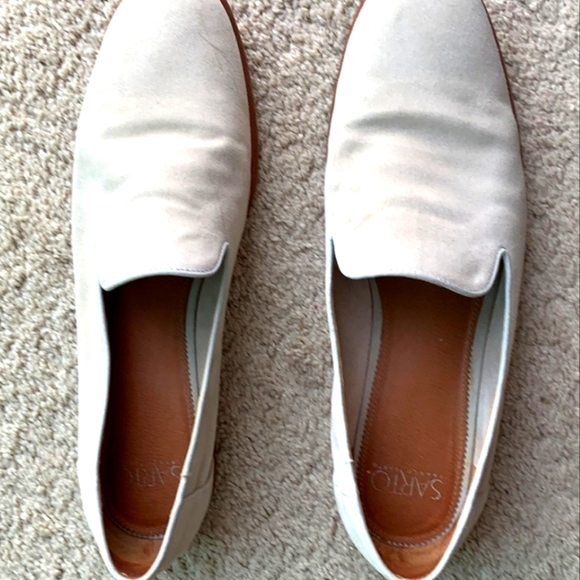 Franco Sarto Beige Suede Slip On Loafers Size 11 EUC - Picture 3 of 7